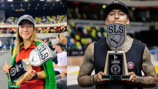 Pamela Rosa y Nyjah Huston celebraron en Londres.&nbsp;