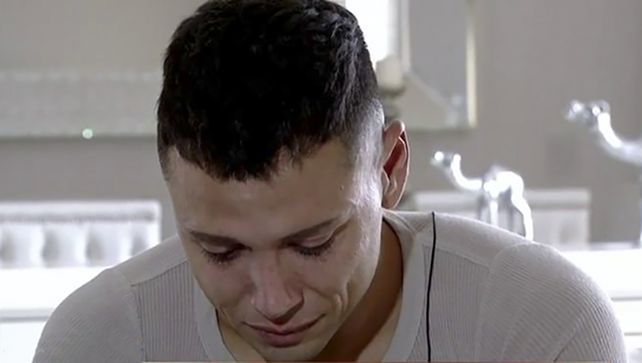 El llanto del actual delantero de Boca