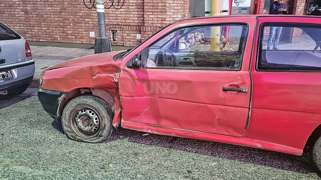 Imágenes del accidente ocurrido en Urquiza y Salta