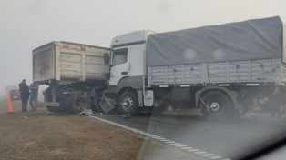 El humo provocó otro choque en cadena en la autopista a Buenos Aires