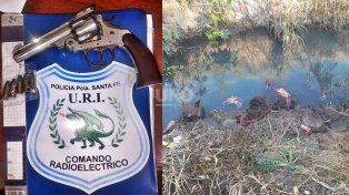 Cayó preso por la denuncia de un caballo faenado y le secuestraron un arma de guerra cargada