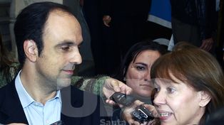 La conexión vial Santa Fe- Paraná fue tema de agenda para ambas capitales en el Paraninfo