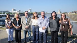 Frana, Lacava y Obeid sellaron su compromiso frente al Puerto