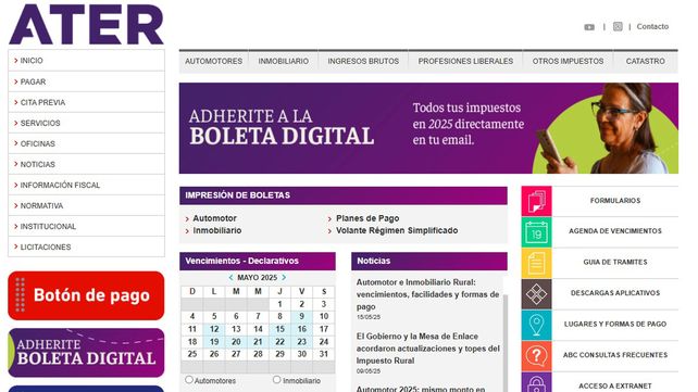 Impuestos Automotor e Inmobiliario Rural: vencimientos y facilidades de pago