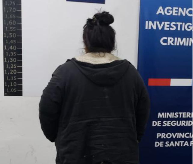 La mujer que quedó bajo investigación por extorsiones. 