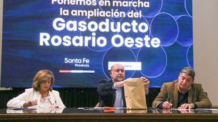 Perotti dijo que con esta obra del gasoduto se está dando un paso importante en nuevas redes.
