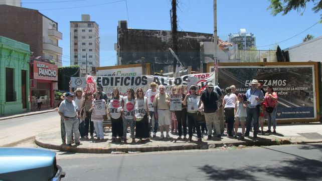 Vecinos autoconvocados pidieron que no hagan más edificios altos
