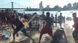 Luego de la brutal pelea en la costanera, los guardavidas piden presencial policial en las playas