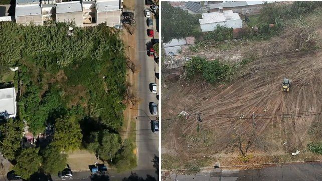 Se trata de un importante terrenos en calles Urquiza y Cura Álvarez. La Municipalidad de Paranpa lo limpió por quinta vez en los últimos dos años.