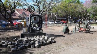 Se trabaja en el sector ubicado detrás de la Terminal de Ómnibus “Manuel Belgrano”