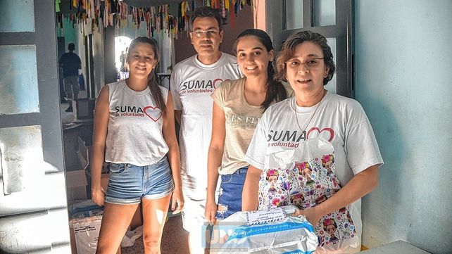 La solidaridad es un valor que cultiva la ONG Suma de Voluntades.
