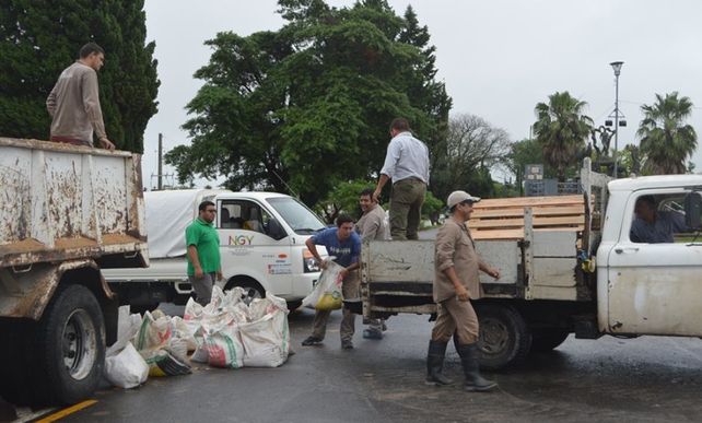Así está Nogoyá tras las lluvias torrenciales