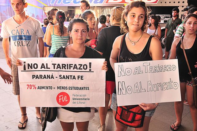 Aumento del boleto a Paraná: presentarán un amparo a Etacer y Fluviales