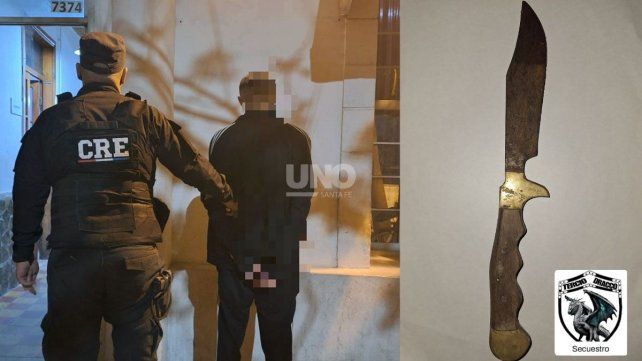 EL joven de 21 años detenido y el arma secuestrada&nbsp;