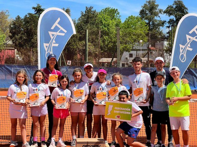 La delegación de la Federación Santafesina de Tenis participó del torneo.&nbsp;