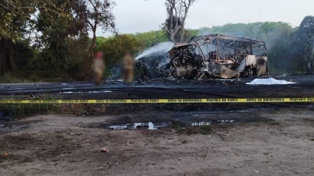 Las personas fallecidas viajaban en un autobús que salió del estado de Hidalgo (centro) con destino a Monterrey.