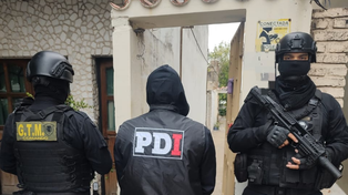 El allanamiento de la PDI se realizó Martín Rodríguez al 5400.