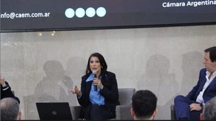 Acá La directora Ejecutiva de Caem brindó una charla en la BCR.