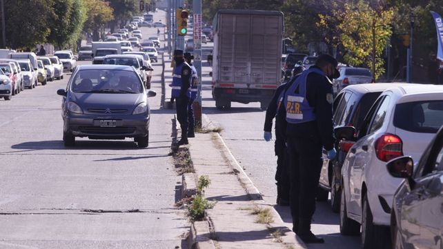 Controles policiales en Paraná