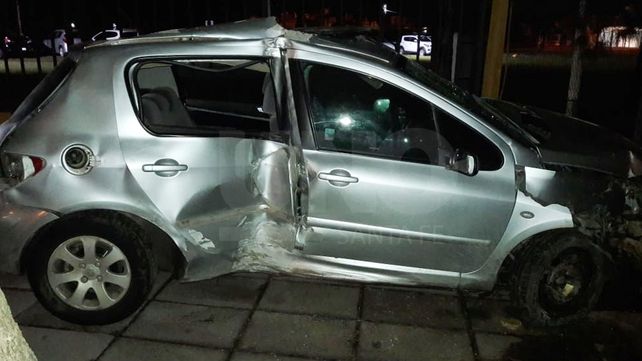 Fuerte choque en cercanías del Hospital de Niños