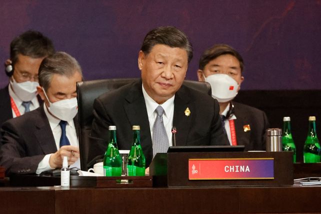 El líder chino Xi Jinping durante la cumbre de líderes del Grupo de los 20 celebrada esta semana en Indonesia.