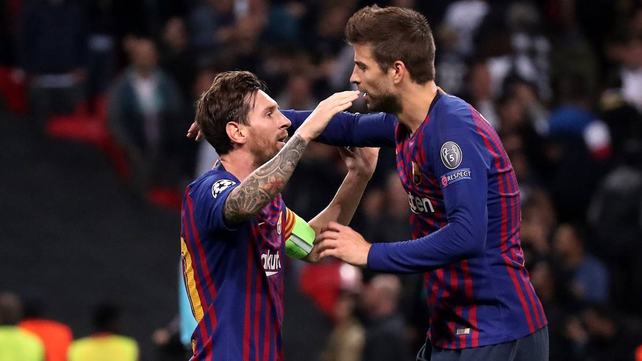 Piqué: El Camp Nou debe llevar el nombre de Lionel Messi