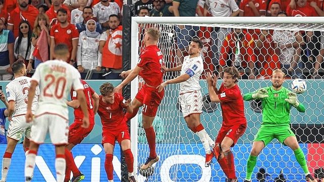 Dinamarca no pudo con Túnez en el inicio del Grupo D por el Mundial de Qatar.&nbsp;