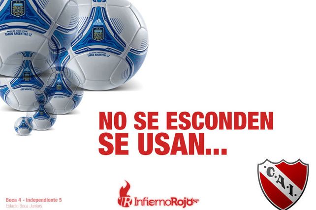 Los afiches del Rojo a Boca