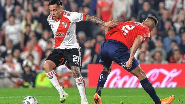River está venciendo a Independiente.