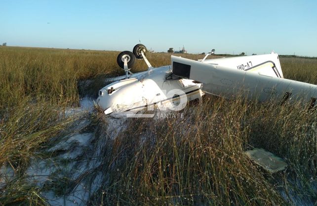 Cayó un avioneta y resultaron ilesos el piloto y su acompañante