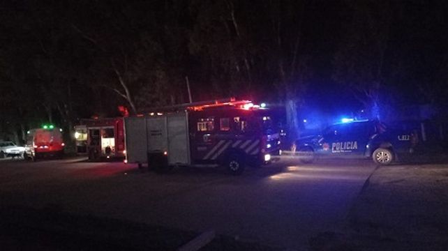 Los bomberos de Cañada de Gómez arribaron rápidamente al lugar