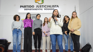 La secretaria adjunta de la departamental Rosario del PJ, María José Poncino.