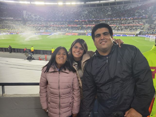Yani Martínez cumplió el sueño de ver jugar a Leo Messi y tuvo su noche Monumental