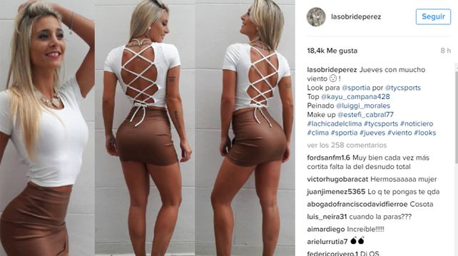 La chica del clima se adelantó al verano y calentó las redes
