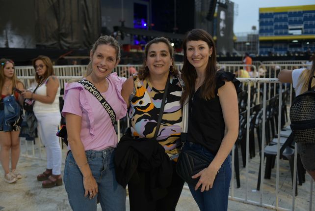 Marcia Rubiolo, Florencia Silvestre y Fatima Silvestre