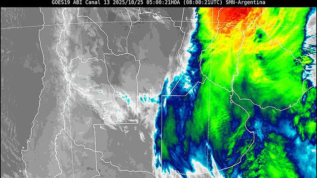 Continúa el alerta meteorológico amarillo por vientos emitido por el SMN para una parte de Entre Ríos. Pronóstico extendido