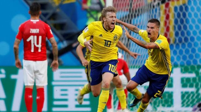 Suecia logró el objetivo y está entre los mejores ocho del Mundial