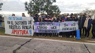 Promotores de la actividad física levantaron el corte sobre la Ruta 168