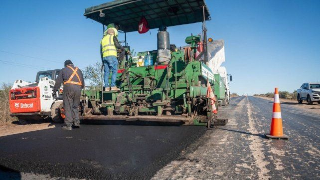 Avanza la repavimentación de la ruta provincial Nº39