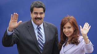 Nicolás Maduro y Cristina Kirchner