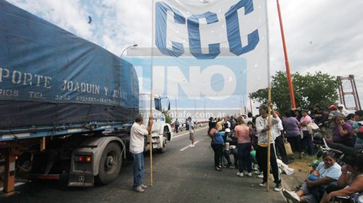 Movilización de la Corriente Clasista y Combativa en el centro de la ciudad