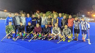 El seleccionado de caballeros de la Asociación Santafesina de Hockey que afrontará el Campeonato Argentino en la ciudad de Santa Fe.
