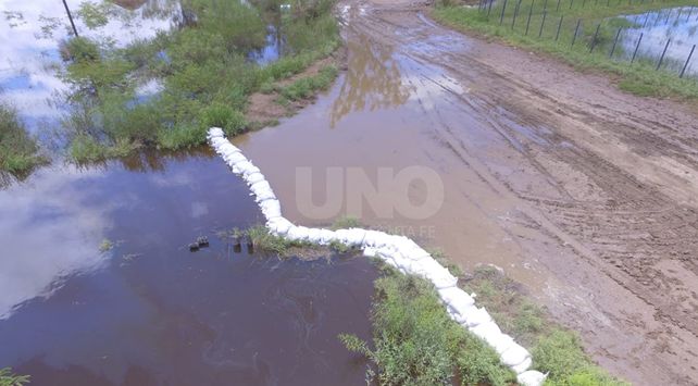 Así se ve la inundación en el norte de Santa Fe desde el aire