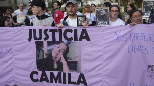 Emotivo reclamo de justicia por Camila, la rosarina víctima de femicidio en San Juan
