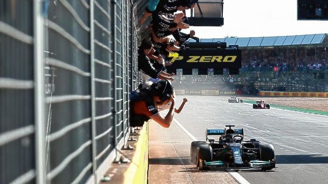 Lewis Hamilton se impuso en el Gran Premio de Gran Bretaña.