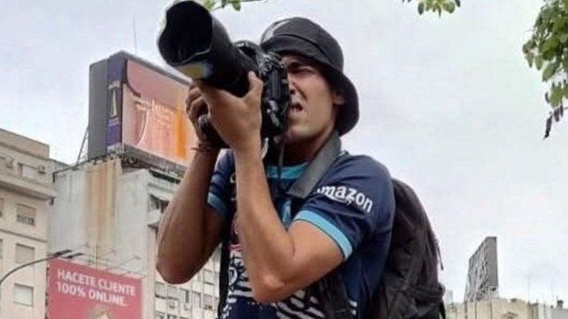 El fotógrafo Pablo Grillo