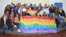Integrantes de la Comisión Organizadora de la Marcha del Orgullo de Concordia fueron recibidos por funcionarios municipales.