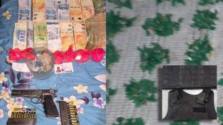 Paraná: cuatro detenidos con drogas y armas en un causa por intento de homicidio