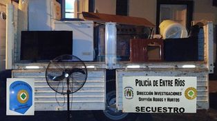 Recuperaron los elementos de una casa que fue desvalijada mientras velaban al dueño