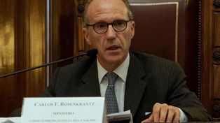 El ministro de la Corte Suprema nacional Carlos Rosenkrantz.